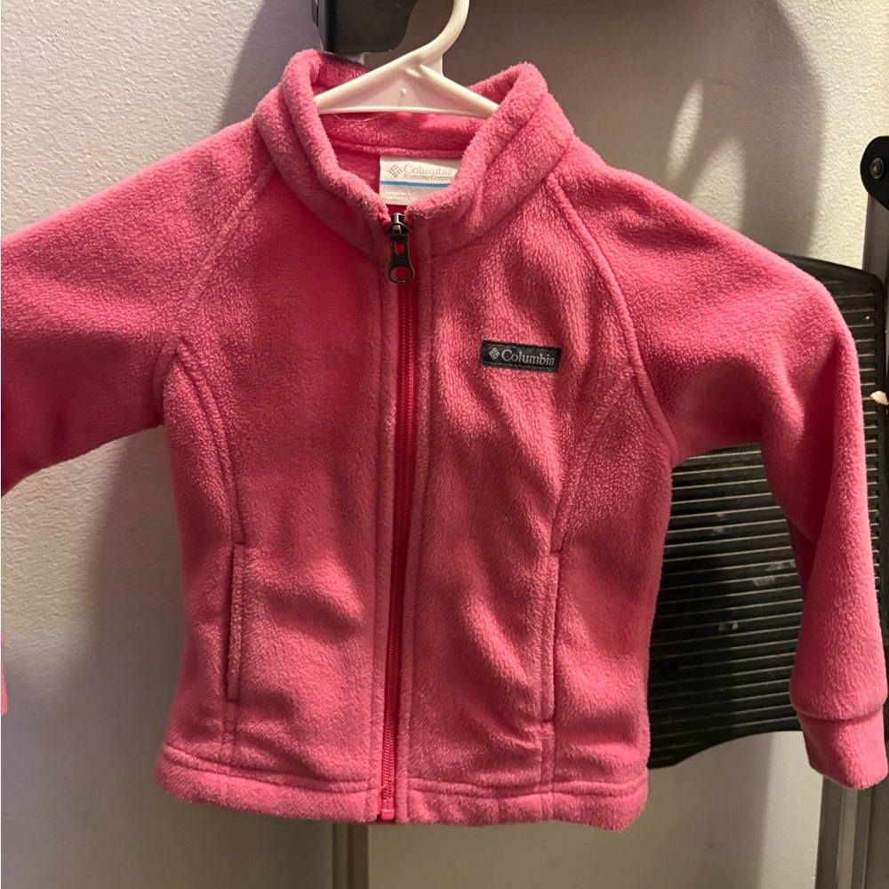 Columbia Soft Pink Fleece Outerwear